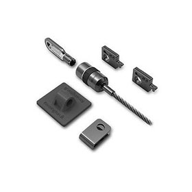 KENSINGTON, PERIPHERAL LOCKING KIT, MASTER KEYED LOCK ON DEMAND, MASTER ACCESS, INCLUDES 8' STRAIGHT CABLE, ANCHOR PLATE, 2 ADAPTORS TO SECURE ANY DEVICE WITH A KENSINGTON SECURITY SLOT, TWO KEYS, HID